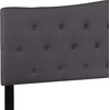 image:imageFlash Furniture Cambridge Tufted Upholstered Twin Size Headboard in Beige FabricDark Gray