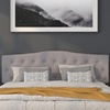 image:imageFlash Furniture Cambridge Tufted Upholstered Twin Size Headboard in Beige FabricLight Gray