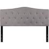 image:imageFlash Furniture Cambridge Tufted Upholstered Twin Size Headboard in Beige FabricLight Gray