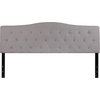 image:imageFlash Furniture Cambridge Tufted Upholstered Twin Size Headboard in Beige FabricLight Gray