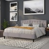 image:imageFlash Furniture Cambridge Tufted Upholstered Twin Size Headboard in Beige FabricLight Gray