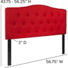 image:imageFlash Furniture Cambridge Tufted Upholstered Twin Size Headboard in Beige FabricRed