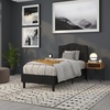 image:imageFlash Furniture Cambridge Tufted Upholstered Twin Size Headboard in White FabricBlack