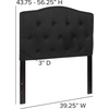 image:imageFlash Furniture Cambridge Tufted Upholstered Twin Size Headboard in White FabricBlack
