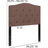 image:imageFlash Furniture Cambridge Tufted Upholstered Twin Size Headboard in White FabricCamel