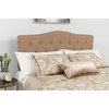 image:imageFlash Furniture Cambridge Tufted Upholstered Twin Size Headboard in White FabricCamel