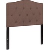 image:imageFlash Furniture Cambridge Tufted Upholstered Twin Size Headboard in White FabricCamel