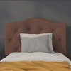 image:imageFlash Furniture Cambridge Tufted Upholstered Twin Size Headboard in White FabricCamel