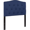 image:imageFlash Furniture Cambridge Tufted Upholstered Twin Size Headboard in White FabricNavy