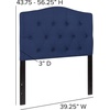 image:imageFlash Furniture Cambridge Tufted Upholstered Twin Size Headboard in White FabricNavy