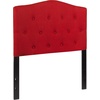 image:imageFlash Furniture Cambridge Tufted Upholstered Twin Size Headboard in White FabricRed