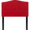 image:imageFlash Furniture Cambridge Tufted Upholstered Twin Size Headboard in White FabricRed
