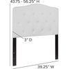 image:imageFlash Furniture Cambridge Tufted Upholstered Twin Size Headboard in White FabricWhite