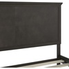 image:imageFlash Furniture Fiona King Wood Platform Bed Frame Solid Wood Construction Headboard Footboard Slatted Bottom Light BrownDark Gray