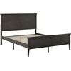 image:imageFlash Furniture Fiona King Wood Platform Bed Frame Solid Wood Construction Headboard Footboard Slatted Bottom Light BrownDark Gray