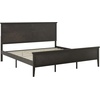 image:imageFlash Furniture Fiona King Wood Platform Bed Frame Solid Wood Construction Headboard Footboard Slatted Bottom Light BrownDark Gray