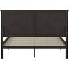 image:imageFlash Furniture Fiona King Wood Platform Bed Frame Solid Wood Construction Headboard Footboard Slatted Bottom Light BrownDark Gray