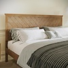 image:imageFlash Furniture Fiona King Wood Platform Bed Frame Solid Wood Construction Headboard Footboard Slatted Bottom Light BrownLight Brown