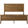 image:imageFlash Furniture Fiona King Wood Platform Bed Frame Solid Wood Construction Headboard Footboard Slatted Bottom Light BrownLight Brown