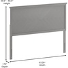 image:imageFlash Furniture Fiona Queen Size Wooden Headboard Only Herringbone Patterned Adjustable Headboard in Gray WashGray Wash
