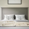 image:imageFlash Furniture Fiona Queen Size Wooden Headboard Only Herringbone Patterned Adjustable Headboard in Gray WashGray Wash
