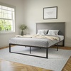 image:imageFlash Furniture Fiona Queen Size Wooden Headboard Only Herringbone Patterned Adjustable Headboard in Gray WashGray Wash
