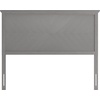 image:imageFlash Furniture Fiona Queen Size Wooden Headboard Only Herringbone Patterned Adjustable Headboard in Gray WashGray Wash