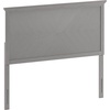 image:imageFlash Furniture Fiona Queen Size Wooden Headboard Only Herringbone Patterned Adjustable Headboard in Gray WashGray Wash