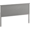 image:imageFlash Furniture Fiona Queen Size Wooden Headboard Only Herringbone Patterned Adjustable Headboard in Gray WashGray Wash