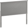 image:imageFlash Furniture Fiona Queen Size Wooden Headboard Only Herringbone Patterned Adjustable Headboard in Gray WashGray Wash