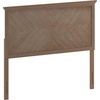 image:imageFlash Furniture Fiona Queen Size Wooden Headboard Only Herringbone Patterned Adjustable Headboard in Gray WashLight Brown