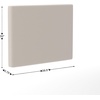 image:imageFlash Furniture Hugo Twin Headboard with 2 Outlets USB Port USB TypeC Port Faux Linen Upholstery Dual Hanging Options BeigeBeige