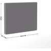 image:imageFlash Furniture Hugo Twin Headboard with 2 Outlets USB Port USB TypeC Port Faux Linen Upholstery Dual Hanging Options BeigeGray