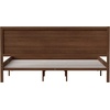 image:imageFlash Furniture Kingston Solid Wood Platform Bed with Wooden Slats and Headboard No Box Spring Needed Queen Size BrownBrown