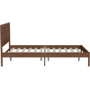 image:imageFlash Furniture Kingston Solid Wood Platform Bed with Wooden Slats and Headboard No Box Spring Needed Queen Size BrownBrown