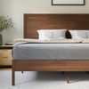 image:imageFlash Furniture Kingston Solid Wood Platform Bed with Wooden Slats and Headboard No Box Spring Needed Queen Size BrownBrown