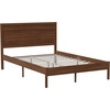 image:imageFlash Furniture Kingston Solid Wood Platform Bed with Wooden Slats and Headboard No Box Spring Needed Queen Size BrownBrown