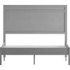 image:imageFlash Furniture Kingston Solid Wood Platform Bed with Wooden Slats and Headboard No Box Spring Needed Queen Size BrownGray Wash