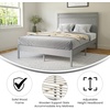 image:imageFlash Furniture Kingston Solid Wood Platform Bed with Wooden Slats and Headboard No Box Spring Needed Queen Size BrownGray Wash