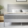 image:imageFlash Furniture Kingston Solid Wood Platform Bed with Wooden Slats and Headboard No Box Spring Needed Queen Size BrownGrey