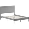 image:imageFlash Furniture Kingston Solid Wood Platform Bed with Wooden Slats and Headboard No Box Spring Needed Queen Size BrownGrey