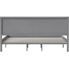 image:imageFlash Furniture Kingston Solid Wood Platform Bed with Wooden Slats and Headboard No Box Spring Needed Queen Size BrownGrey