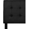 image:imageFlash Furniture Lennox Adjustable Height Button Tufted and Box Stitch Upholstered King Size Headboard in Black VinylBlack