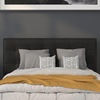 image:imageFlash Furniture Lennox Adjustable Height Button Tufted and Box Stitch Upholstered King Size Headboard in Black VinylBlack