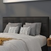 image:imageFlash Furniture Lennox Adjustable Height Button Tufted and Box Stitch Upholstered King Size Headboard in Black VinylBlack