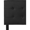 image:imageFlash Furniture Lennox Adjustable Height Button Tufted and Box Stitch Upholstered King Size Headboard in Black VinylBlack