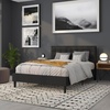 image:imageFlash Furniture Lennox Adjustable Height Button Tufted and Box Stitch Upholstered King Size Headboard in Black VinylBlack
