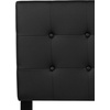 image:imageFlash Furniture Lennox Adjustable Height Button Tufted and Box Stitch Upholstered King Size Headboard in Black VinylBlack