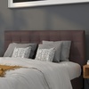 image:imageFlash Furniture Lennox Adjustable Height Button Tufted and Box Stitch Upholstered King Size Headboard in Black VinylBrown