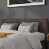 image:imageFlash Furniture Lennox Adjustable Height Button Tufted and Box Stitch Upholstered King Size Headboard in Black VinylBrown